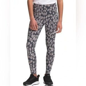 The Northface Girls flash dry Leopard Print Pants EUC size Large 14-16